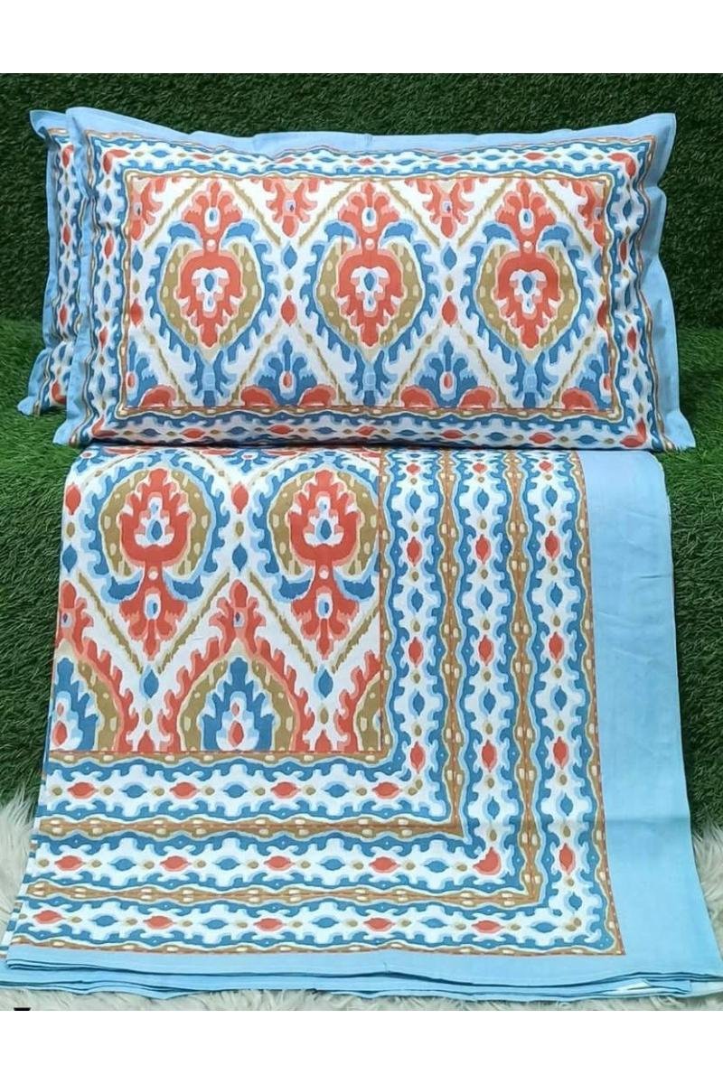 Ikkat Bedsheets