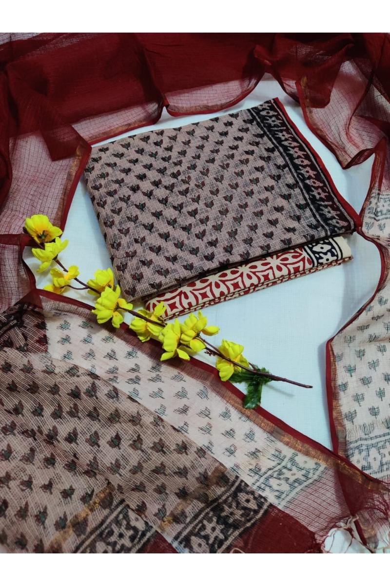 kota doria suits fabric