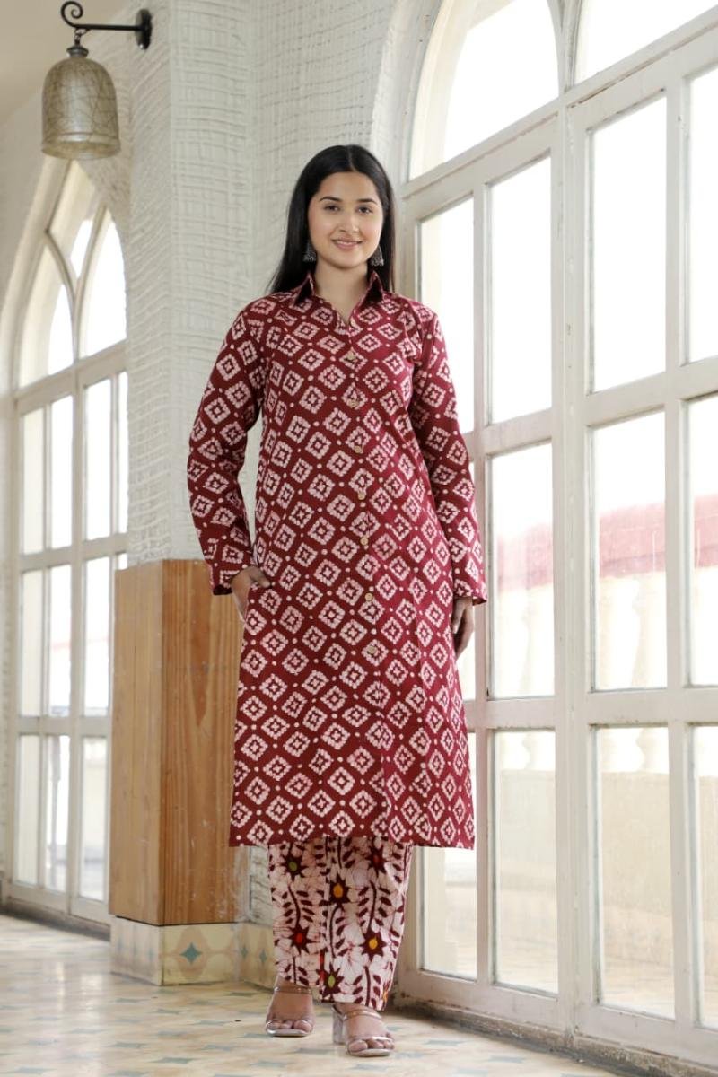 Long Kurti Pant Sets